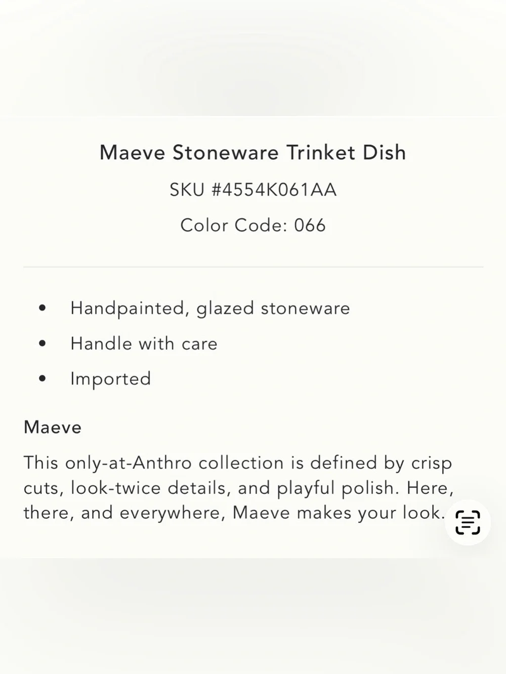 Anthropologie maeve this